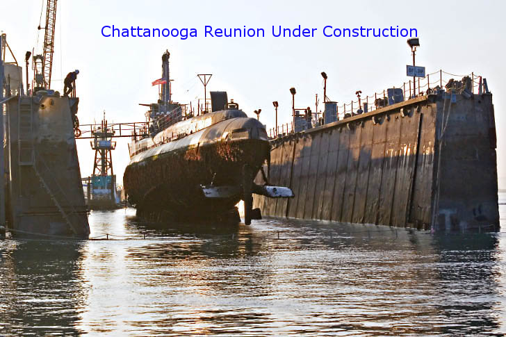 Sub in drydock